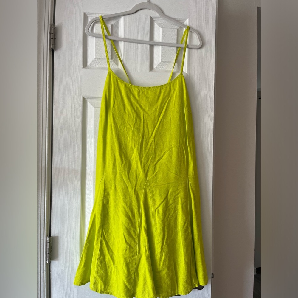 A new day neon green mini dress size xxl